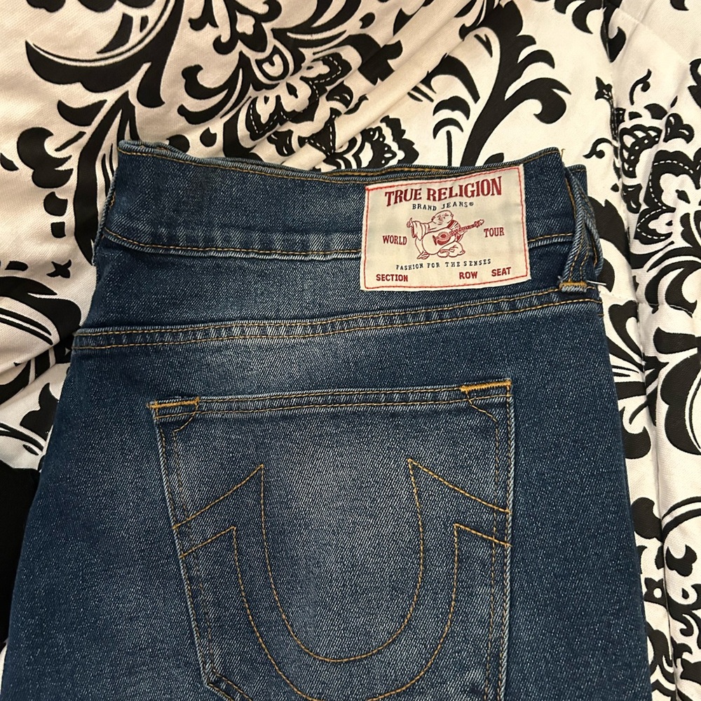 True Religion Dark Blue Relaxed Jeans Men’s - Picture 3 of 4